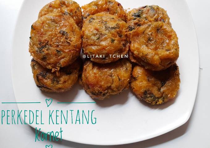 Perkedel Kentang Kornet