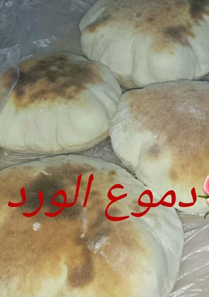 صورة لوصفة عيش عربي