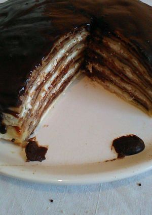 Palacsinta torta recept fotója