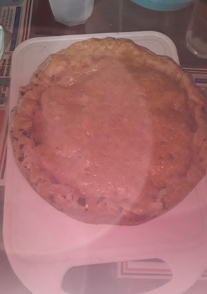Una foto de Tarta de acelga con masa integral