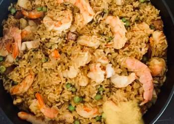 Ready to Serve Chorizo and Seafood Brown Rice Paella Delicious Simple