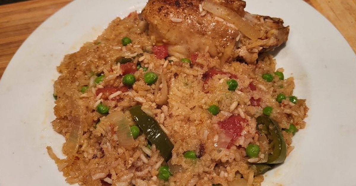 Arroz Con Pollo Rice W/ Chicken Recipe By Rick M