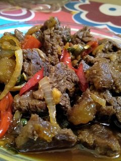 Foto resep Daging Tumis Pedas