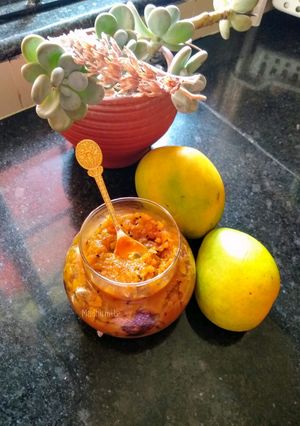 A picture of Half Ripe Mango Chutney.