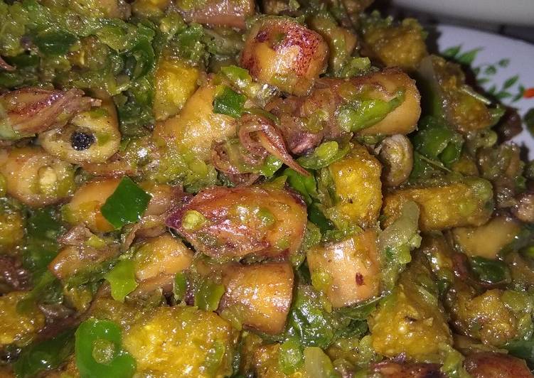 Langkah memasak Cumi kering tempe cabe ijo Lezat