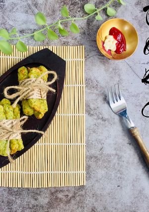 Hình của món Tôm Que Rau Củ.