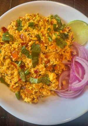 A picture of Matar Paneer Bhurji.