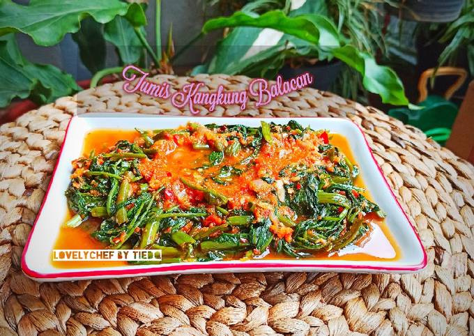 Langkah Mudah Masakan Resep Tumis Kangkung Balacan