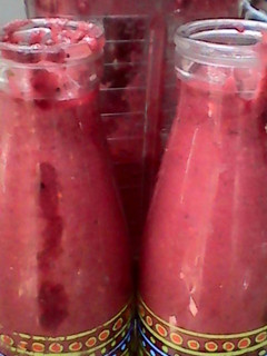 A picture of Super red smoothie.