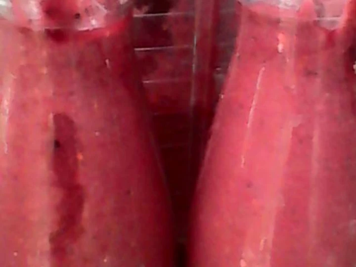 Easy Way Make Recipe Super red smoothie that is Really Delicious, Really Delicious}