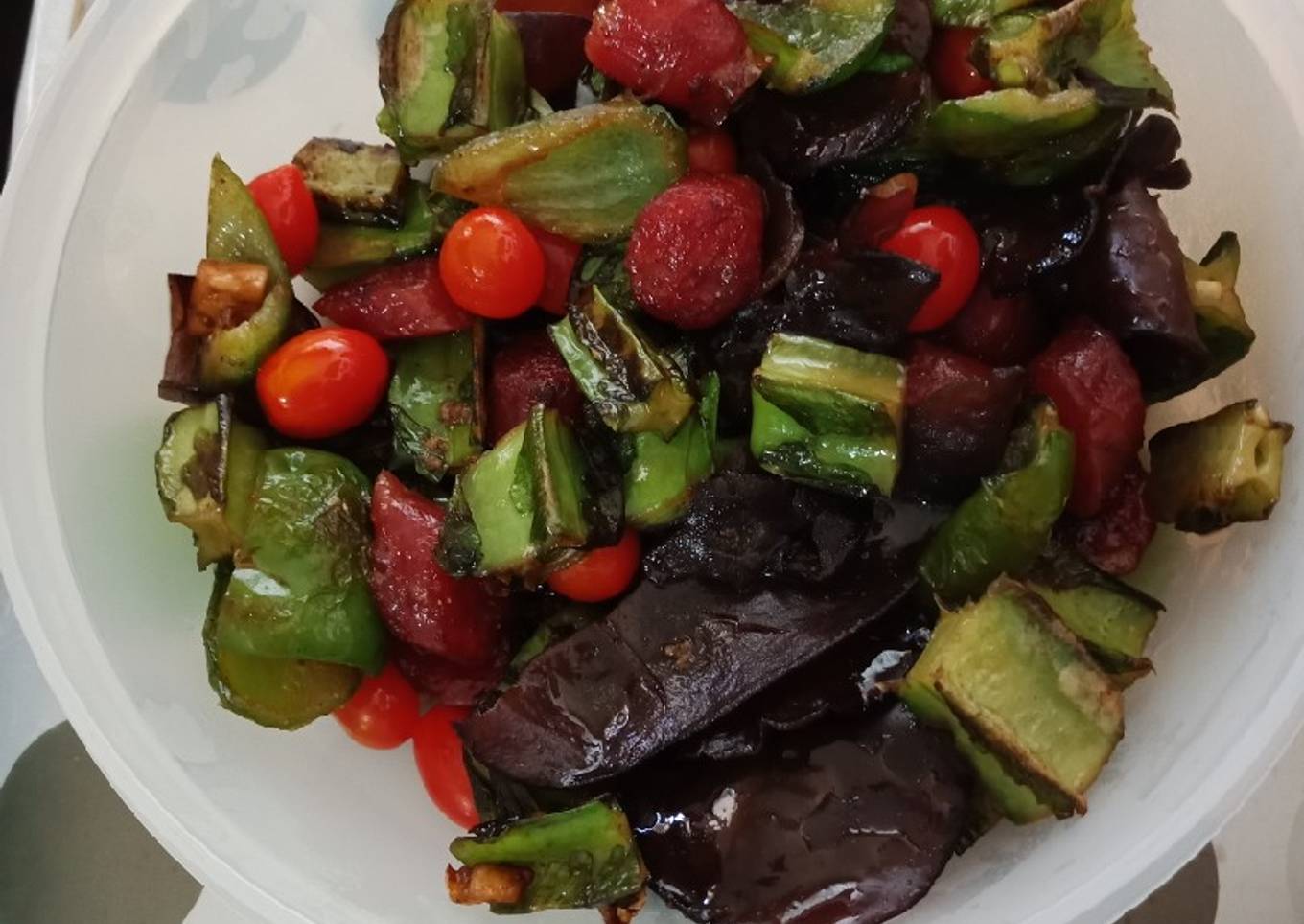 Kecipir tumis Jamur dan Lapcong sosis