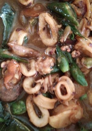 Foto resep Cumi pete saus tiram
