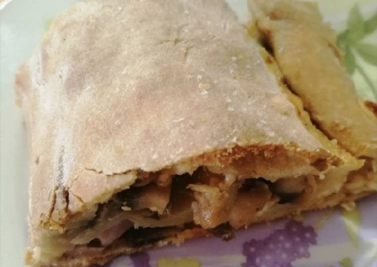 How to Prepare Ultimate Strudel salato senza burro con funghi e fontina