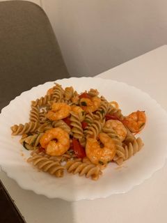 Garnélás tészta recept fotója