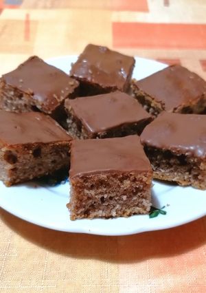 Kókuszos - csokis sütemény recept fotója