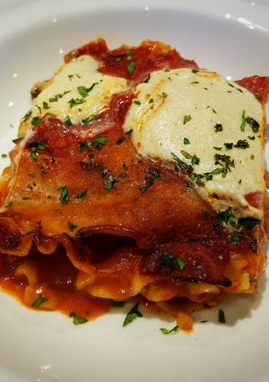 A picture of Gluten-free and Vegan Lasagna GF, DF, EF, V.