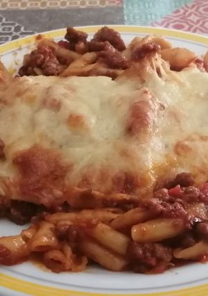 Una foto de 🍝 Macarrones gratinados