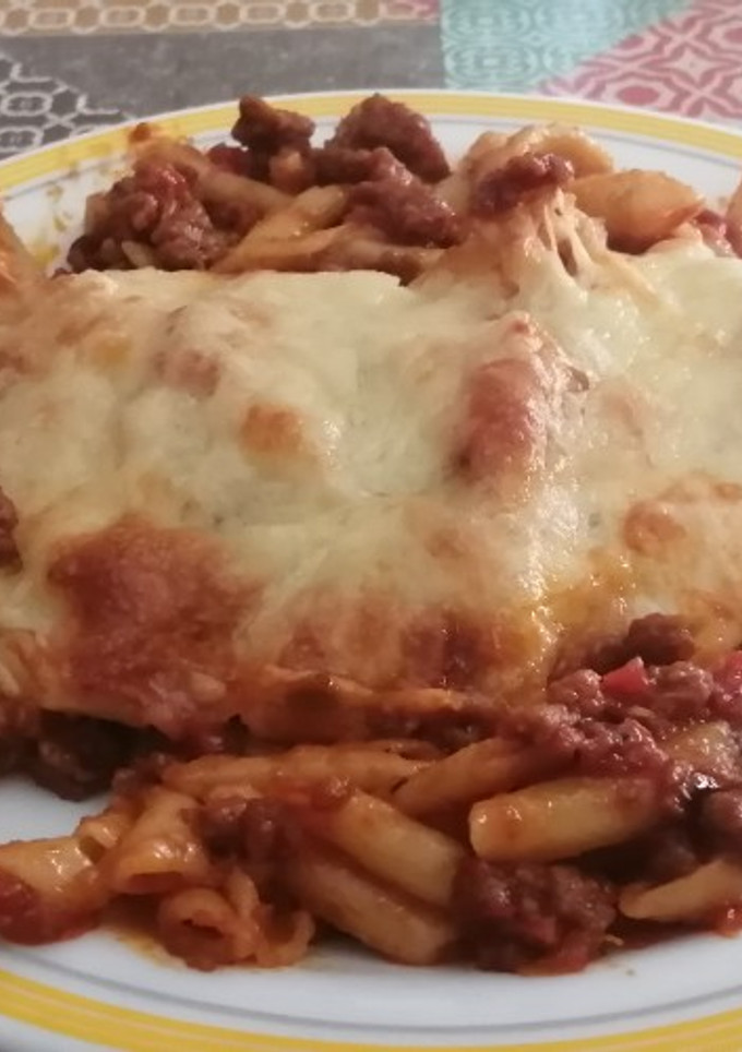 Una foto de 🍝 Macarrones gratinados