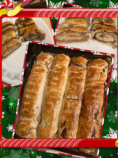 Csokis és Diós bejgli kelesztés nélkül 🎄🍫🥛🥚🧈😋 recept fotója