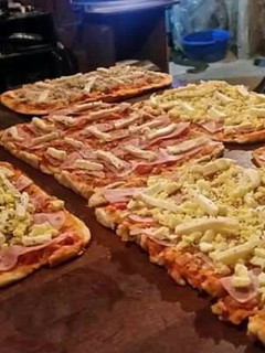 Una foto de Pizzas caseras !