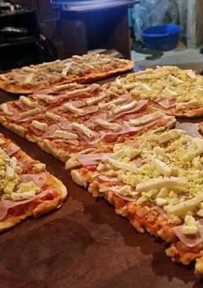 Una foto de Pizzas caseras !
