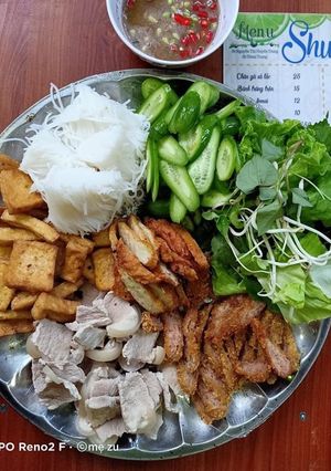 Hình của món Bún đậu mắm tôm.