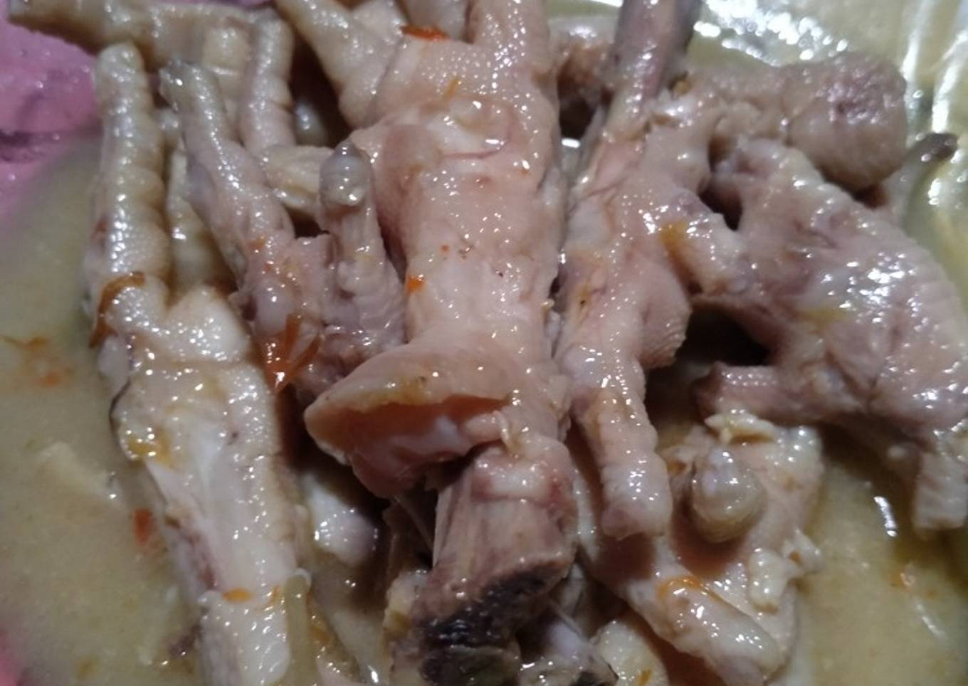 Ceker kuah pedas