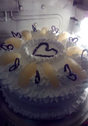 A picture of Chocolate and Pineapple Cake.