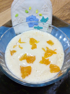 Una foto de Espuma de mandarina