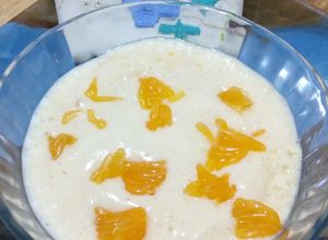 Una foto de Espuma de mandarina