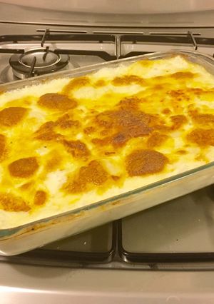 Una foto de Papas a la crema