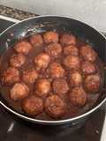 Meatballs in Red Wine Sauce