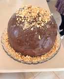 Τούρτα παγωτό πραλίνα σαν γιγάντιο Ferrero!!!