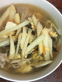 豆腐筍子酸辣湯 的食譜成品照片