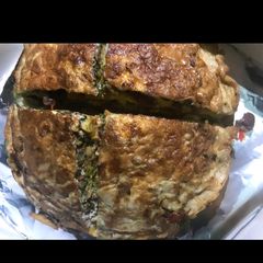 A picture of Sardine omelette.