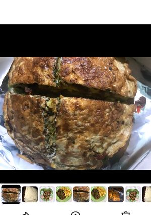 A picture of Sardine omelette.