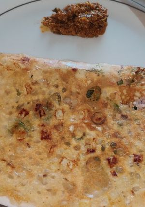 A picture of Rava dosa.