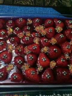 عکسی از دستور ژله توت فرنگی