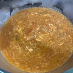 Hot and sour soup A picture of Hot and sour soup.