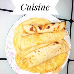Crepes with Cabbage Sauce A picture of Crepes with Cabbage Sauce.