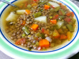 Lentejas con verduras