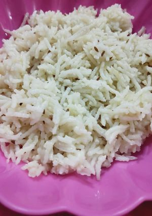 A picture of Jeera rice.
