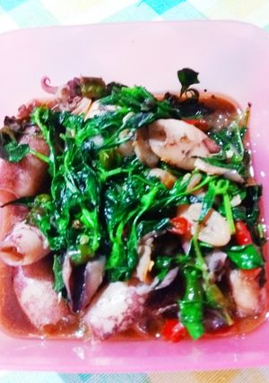 Foto resep Cumi basah kemangi