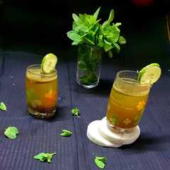 A picture of মৌরি মিছরি পুদিনার শরবত(mouri michri pudina sharbat recipe in bengali).