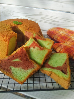 Foto resep Chiffon Marmer Tepung Ketan