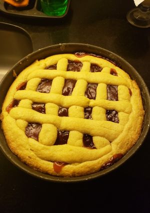 Una foto de Pastafrola de membrillo