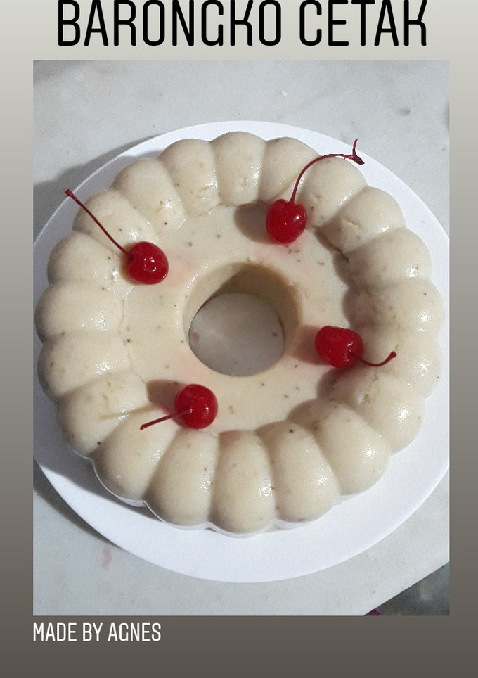 Foto resep Barongko Cetak