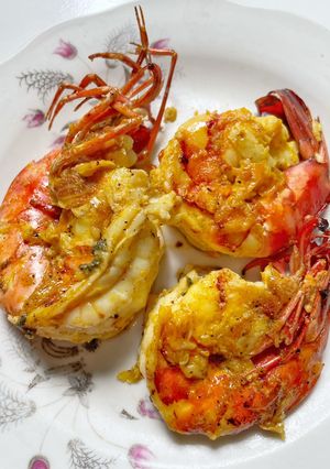 Foto resep Udang Tiger Bakar Pedas
