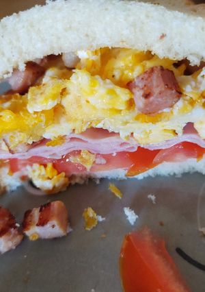 Una foto de Sándwich brunch