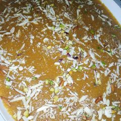 A picture of Chanay ki dal ka halwa Gurr mein.